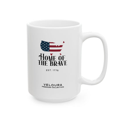 MUG "Home of the Brave"