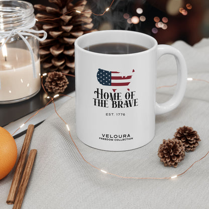 MUG "Home of the Brave"