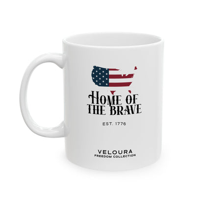 MUG "Home of the Brave"
