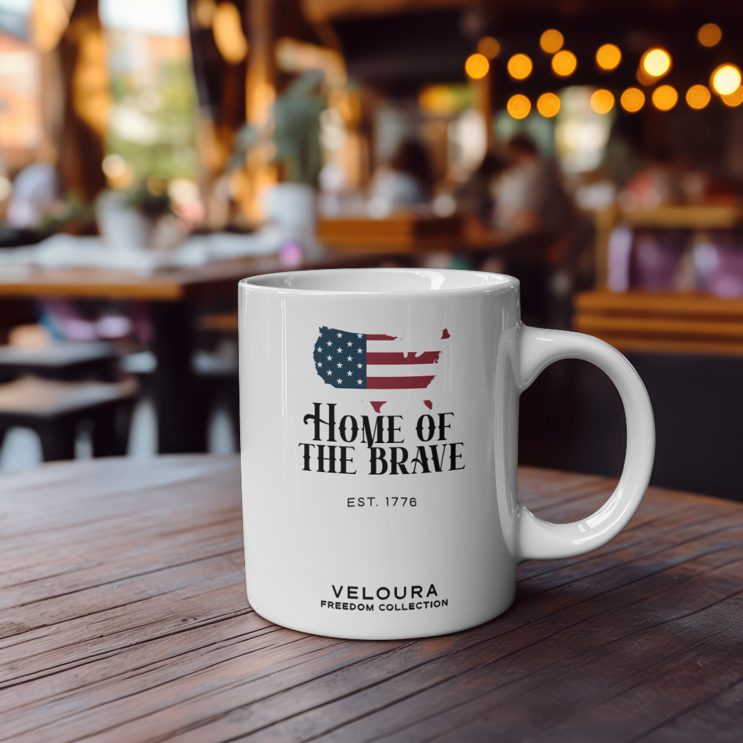 MUG "Home of the Brave"
