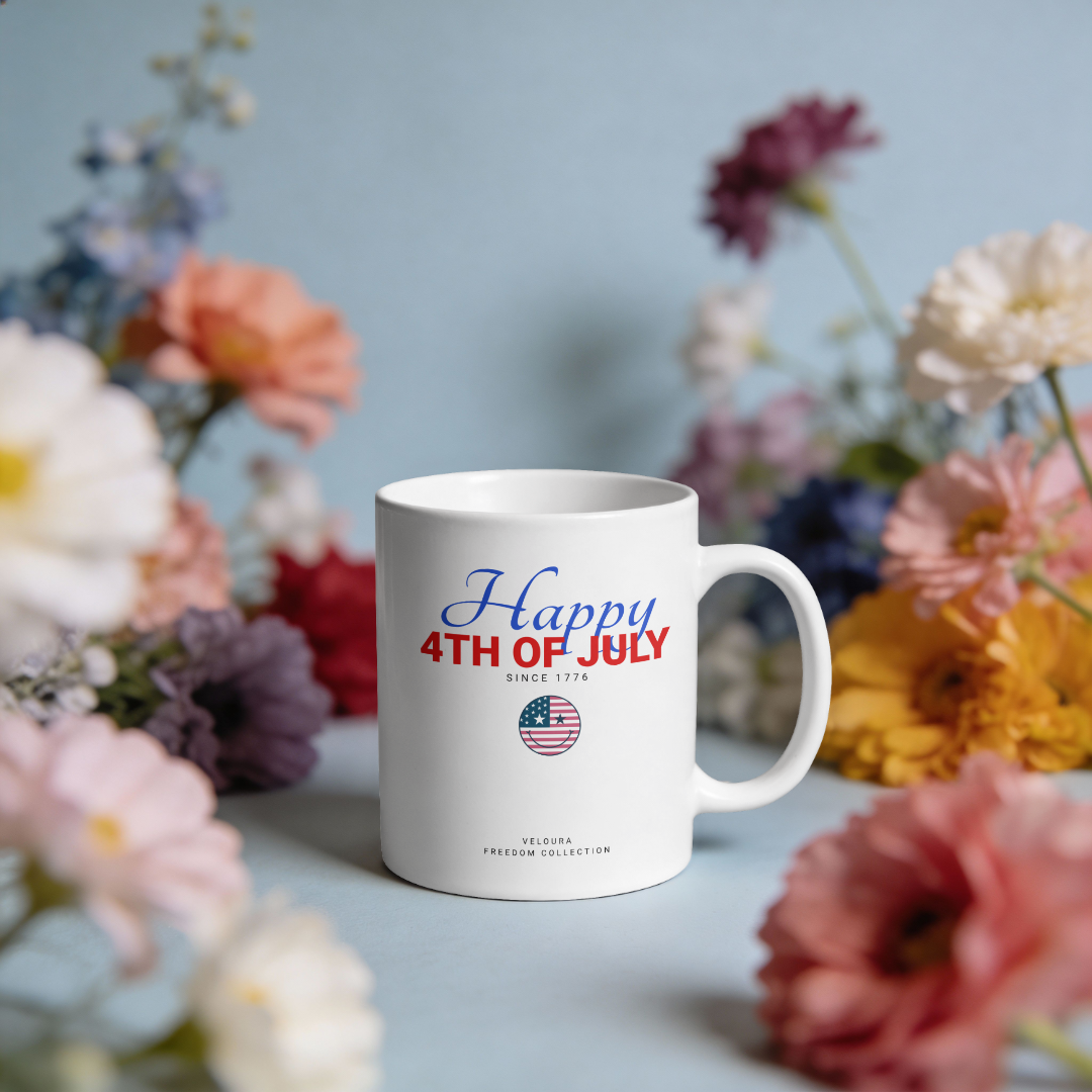 "Happy 4th of July" Mug.